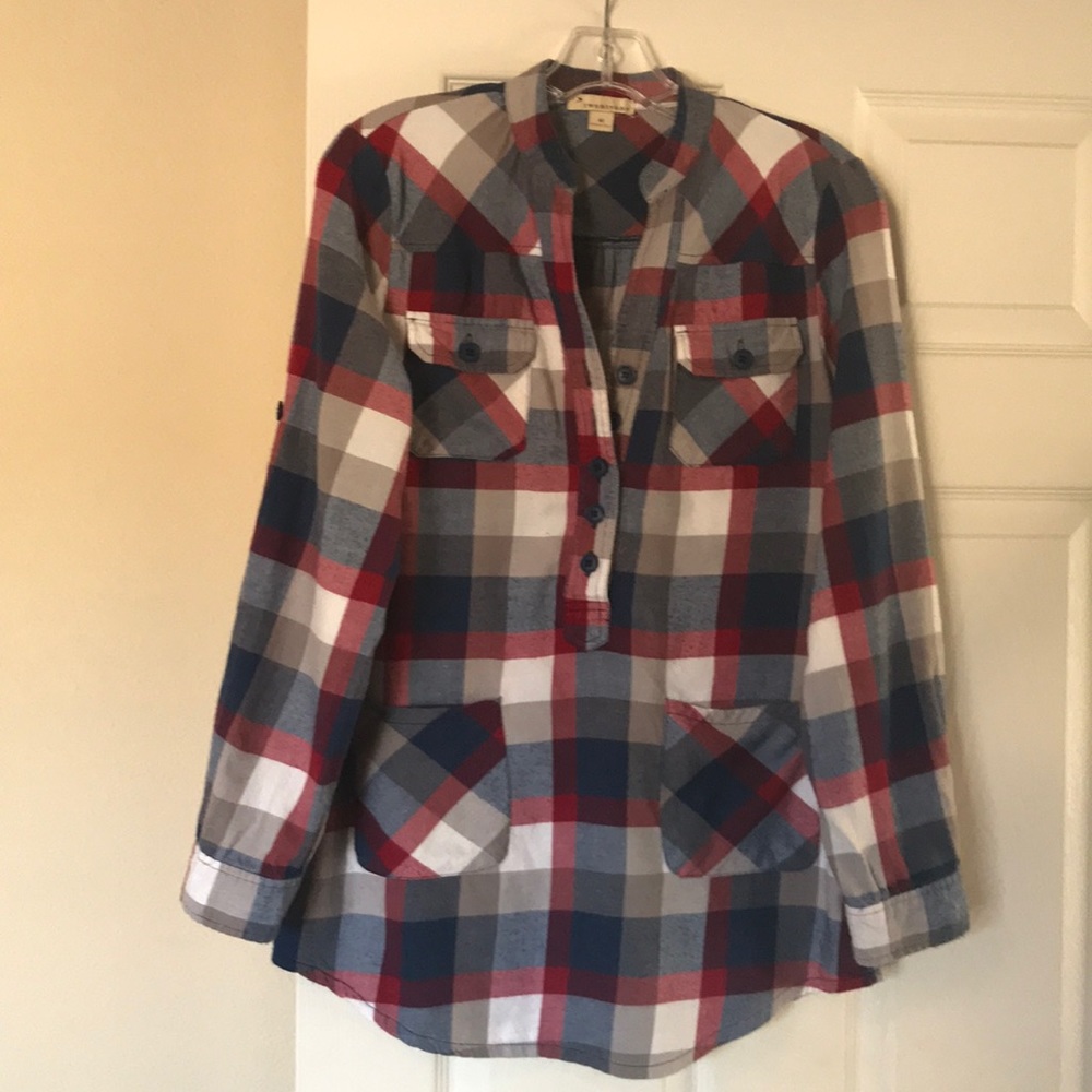 Flannel button down shirt